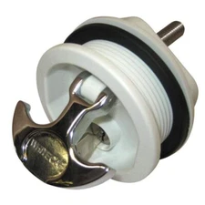 Whitecap T-Handle Latch CP Zamac/White Nylon Locking #S-226WC