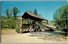 Sutters Saw Mill, Coloma, California CA chrome Postcard