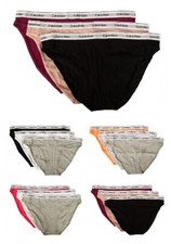 CK CALVIN KLEIN Damen-Slips, 3er-Pack sichtbare elastische Unterhosen, Stretch-B
