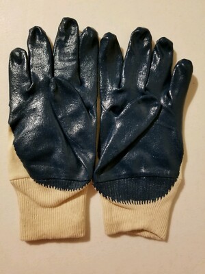 5 Pair ANSELL Hylite 47-400 Fully Nitrile Coated Gloves, Size 9 /Large,NEW