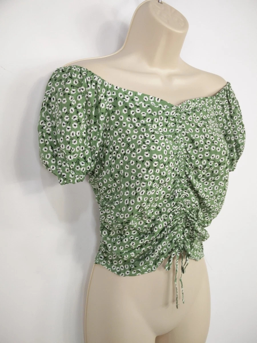 H&m ruched deals top