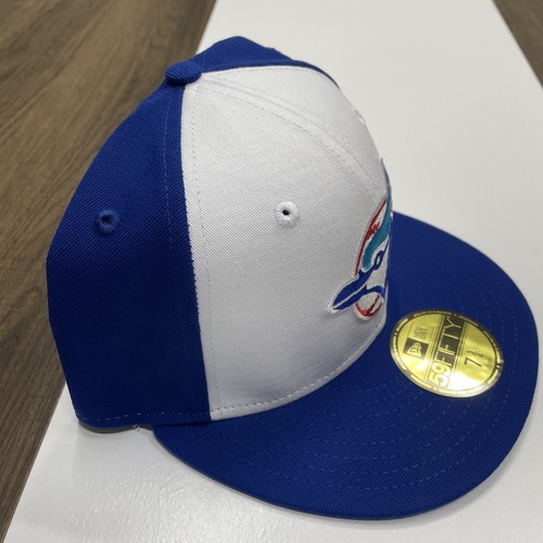 New Era Toronto Blue Jays Blue Mens 7 3/4 Fitted 59FIFTY Snapback Hat Cap NWT - Picture 4 of 12