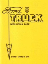 1934 Ford Truck All Models Owners Manual