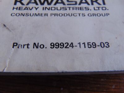 Kawasaki ZX-11 99924-1159-03 factory mechanic service repair