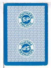 Single Railroad Playing Card "Southern Pacific RR" SP 25b, 2000, Wide