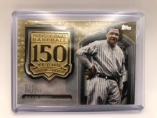 2019 Topps series 2 150th Anniversary Medallion AMM-BRU Babe Ruth /50