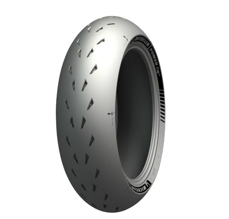 Pneu moto 17 Michelin 180/55x17 Power Cup 2 à technologie bi-gomme pour un grip extrême