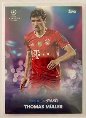 TOPPS THOMAS MULLER STEVE AOKI UEFA CHAMPIONS LEAGUE 2021 BAYERN MÜNCHEN