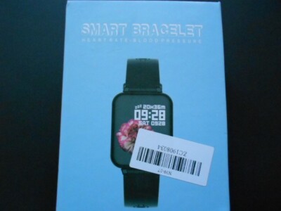 UHR - SMART WATCH MIT GESUNDHEITSMONITOR - WASSERDICHT BLUETOOTH - NEU IN OVP UVP 99£