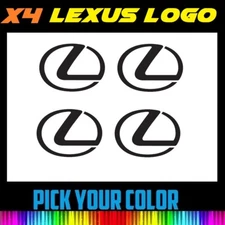 x4 2" 3" 4" 6" 8" LEXUS  Vinyl Decal Wheel, Car, WINDOW Sticker FREE SHIP
