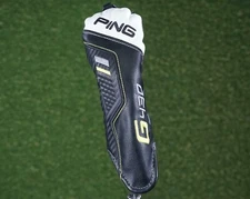 PING G430 HYBRID HEADCOVER, RESCUE CHANGEABLE NUMBERS 2,3,4,5,6,7 BLACK / GREEN