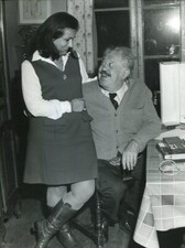 Michel SIMON Und Seine Frau JOSY Original Fotografie 24*18 Von Bernard ALES