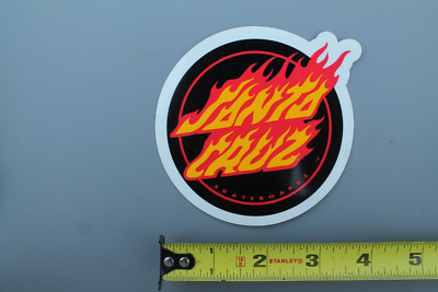 SANTA CRUZ Skateboards Fire Flames Dot Original GB Vintage