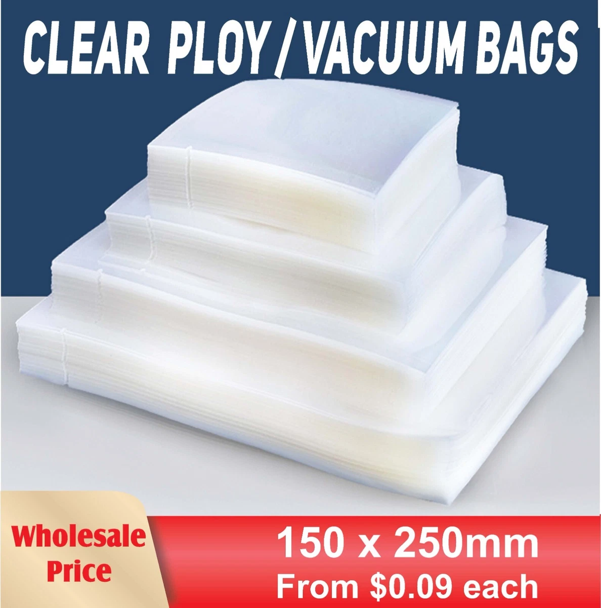 Vacuum 2024 poly bags