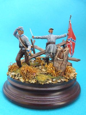 Soldats de plomb 54mm - Peinture fine ACW - Soldats sudistes