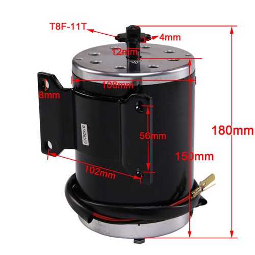 Electric Brush/Brushless Motor For Go Kart E-Bike Scooter Quad Dirt Bike Buggy - Picture 15 of 19