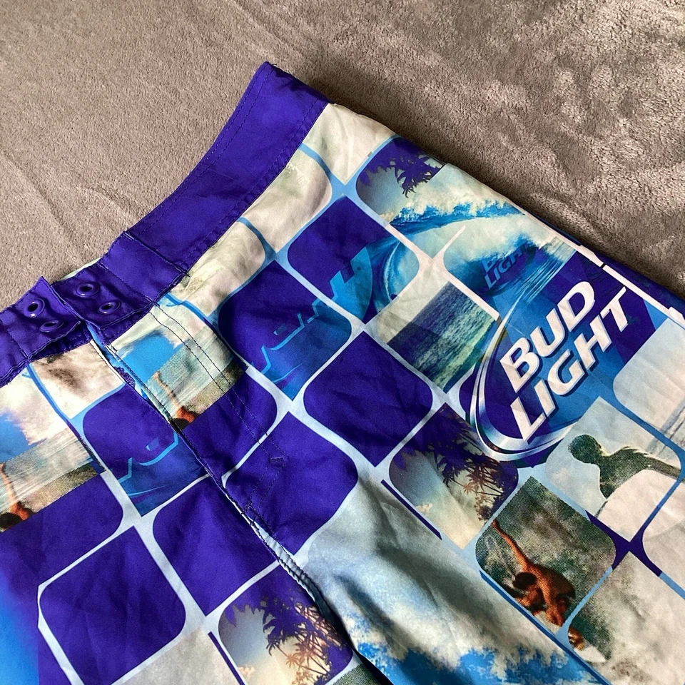 Bañador Bud Light Board Shorts para hombre XL Foto 3 de 4