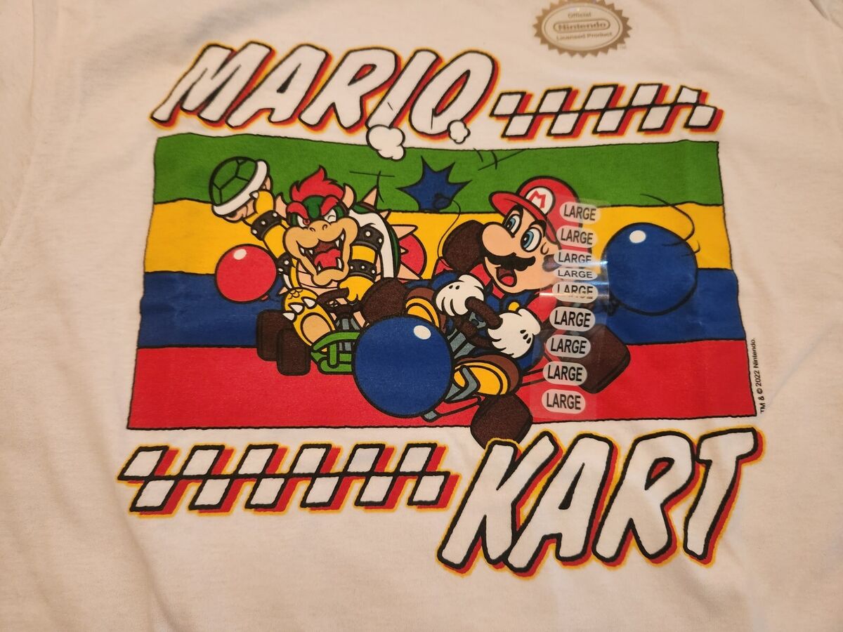 Men's Nintendo Mario Kart Bowser Mario Racing Tee