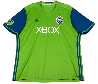 Seattle Sounders FC Home Jersey XBOX Climacool Green MLS Adidas