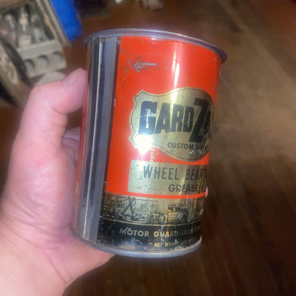 Vintage Super Rare Gard Z All 1 Lb Grease Can LA California Vintage Super Rare Gard Z All 1 Lb Grease Can LA California