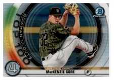 2020 Bowman #BTP-4 MacKenzie Gore Bowman Scouts Top 100 San Diego Padres