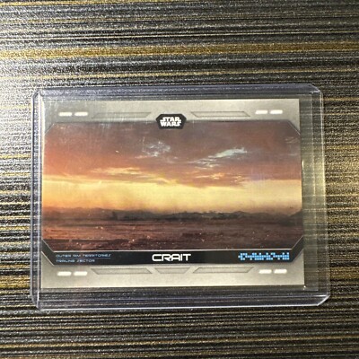 2023 Topps Star Wars Flagship Into the Galaxy Planet #IG-23 Crait
