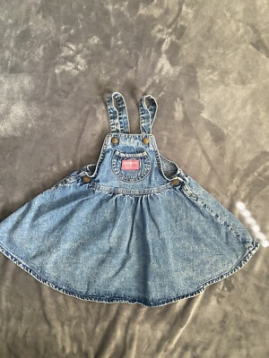 Vintage 90s Oshkosh Toddler Girl 4T Blue Denim Overall Jumper Dress Sleeveless | eBay Vintage 90s Oshkosh Toddler Girl 4T Blue Denim Overall Jumper Dress Sleeveless | eBay