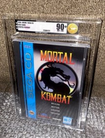 Mortal Kombat VGA 90+ GOLD! SUPER RARE ORIGINAL Sega CD GEM MINT PRISTINE COND!