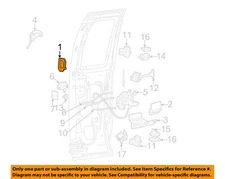 FORD OEM 99-16 F-250 Super Duty Lock Hardware-Handle, Outside 7C3Z2826604AA