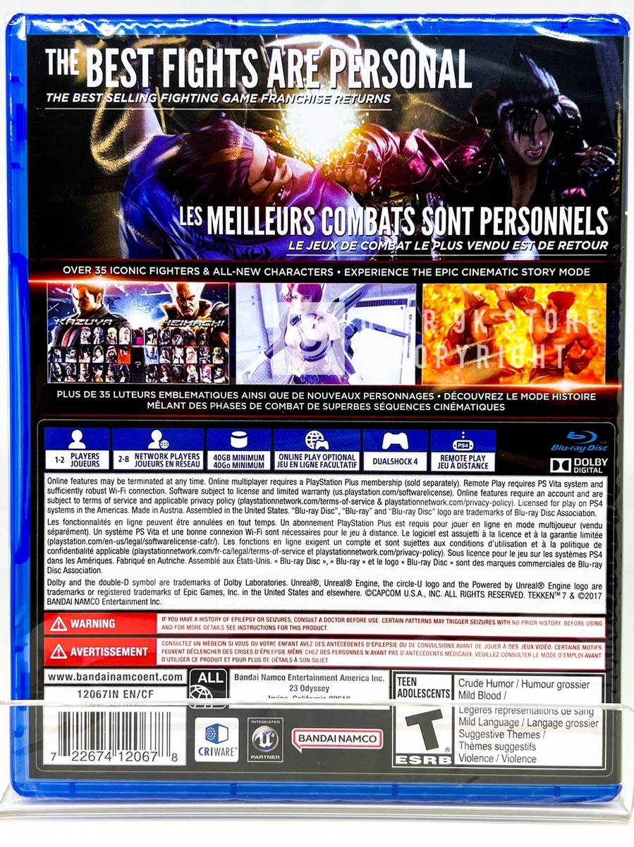 Tekken 7 - PS4 - Brand New | Factory Sealed 722674120678| eBay Tekken 7 - PS4 - Brand New | Factory Sealed 722674120678| eBay
