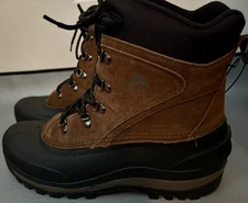 Ozark Trail Men's Leather Upper Mid Hiking Boots - Size 13 - NEW