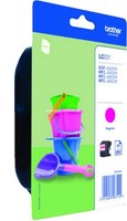 Brother Original Tintenpatrone Magenta (LC-221M)