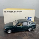 Paul's Model Art BMW 5 Series Sedan 1:24 Scale w/ Box GREEN Dealer Promo