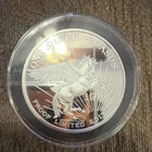 Pegasus Gold Corporation 1984 1 Troy Ounce .999 Fine Silver Round encapsulated