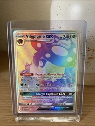 Vileplume GX 250/236 Cosmic Eclipse Rainbow Rare Secret Rare