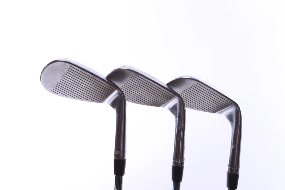 LEFTY Callaway JAWS Raw Chrome 50*, 56*, 60* Wedge Set Steel Shaft Stiff Flex - Image 2 of 4