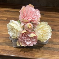 Sztuczna róża piwonia jedwab jak kwiaty bukiet impreza dom ślub brytyjski dystrybutor