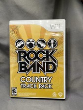 Rock Band Country Track Pack Nintendo Wii 2009 M/NM completo di scatola con manuale