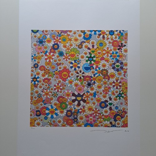 Murakami Takashi Firmato - Campo di Fiori Sorridenti - Certificato - Foto 5 di 7
