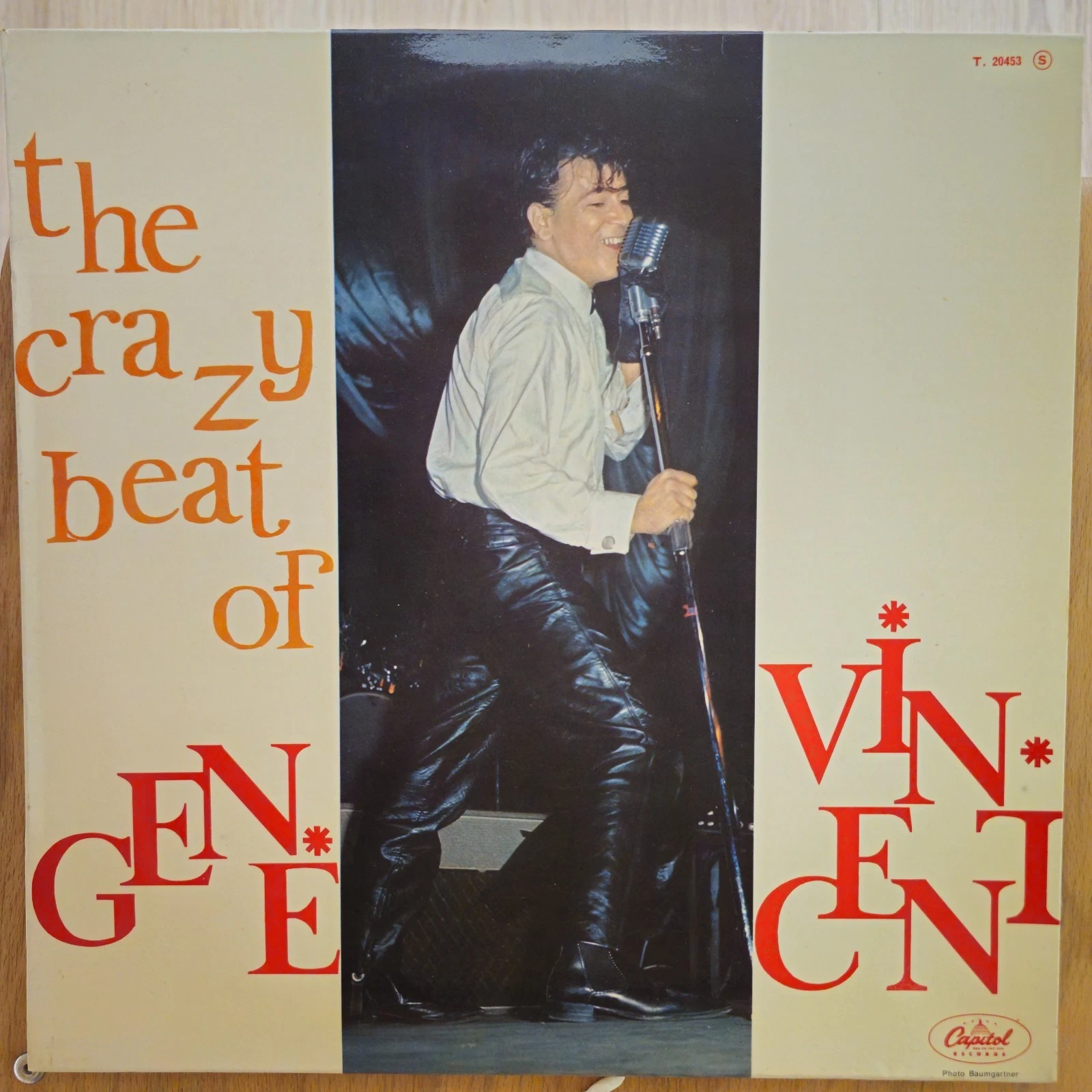 Gene Vincent The Crazy Beat Of Gene Vincent Vinyle LP Capitol T20453 33t