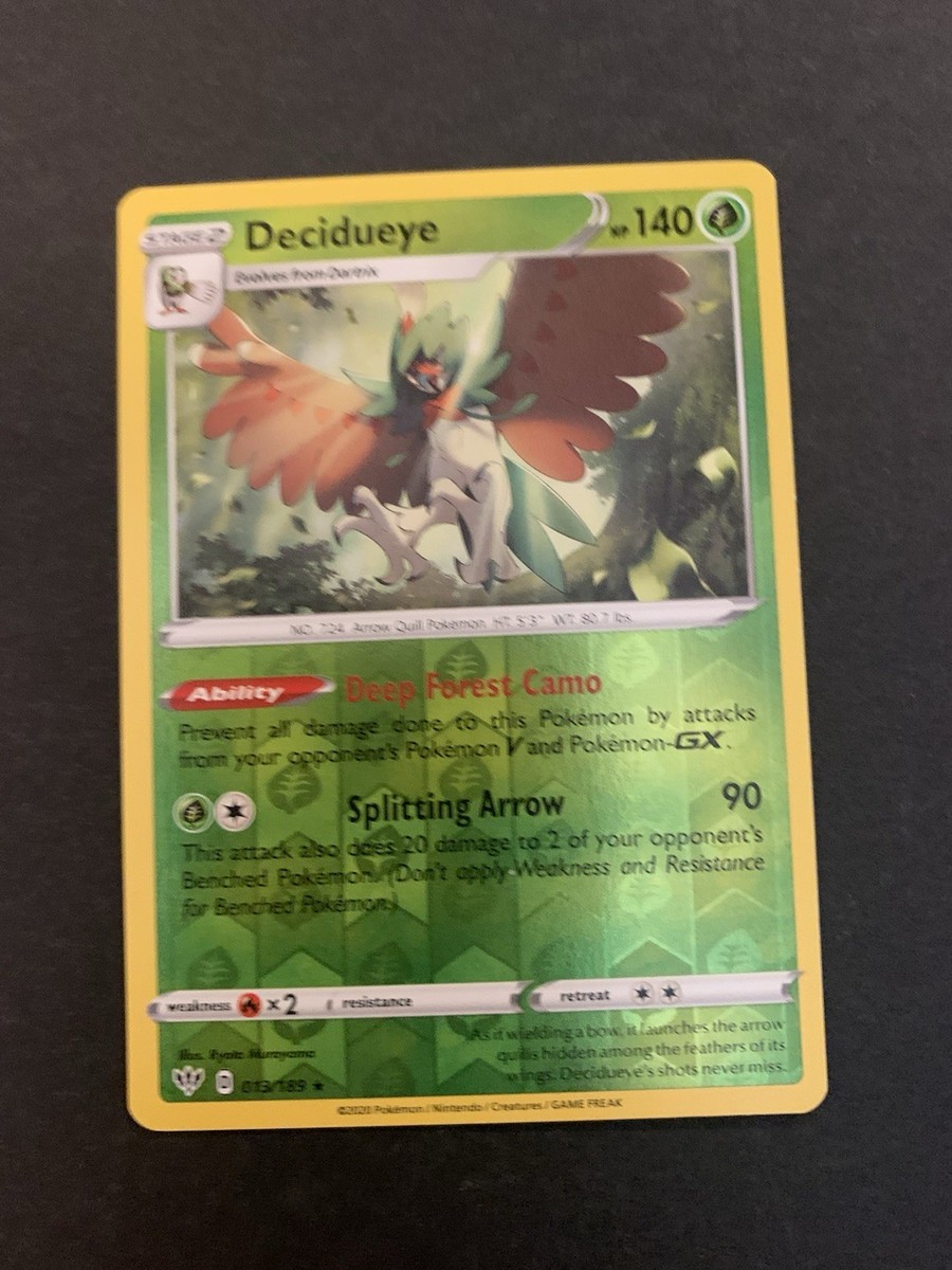 Stage 3 Decidueye Pokmon Card | eBay UK