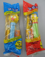 Vintage Simpsons Marge & Baby Maggie Retired Pez Candy Dispensers Collectibles