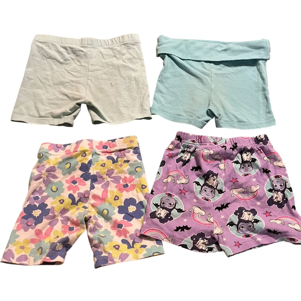 Lot 8 Pairs Girls Shorts Old Navy Cat & Jack Sz 6 6X Years Athletic Athleisure - Image 4 of 4