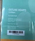 Simon Says Stamp Outline Heart Background Stamp & Matching Stencil Set~~~New — photo 3