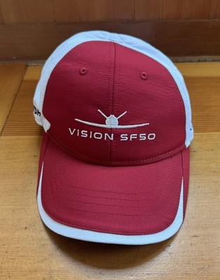 Cirrus Aircraft- Vision AF50 Strapback Adjustable Hat N547DH Red 