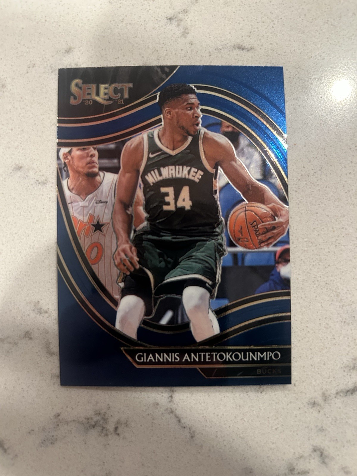 2020-21 Panini Select Giannis Antetokounmpo Courtside Variant Base Card #224
