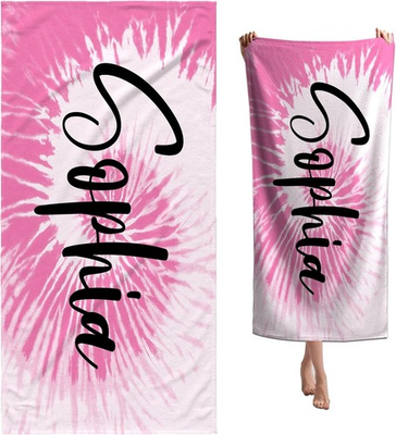 #ad Personalized Monogrammed Beach Towels with NameBeach Towels for Adults and Kids $24.99