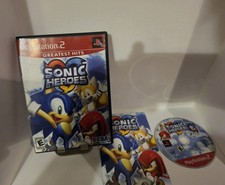 Sonic Heroes Greatest Hits PS2 PlayStation 2 CIB Tested and Working