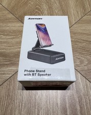 Cell Phone Stand with Wireless Bluetooth Speaker and Anti-Slip Base HD Surround