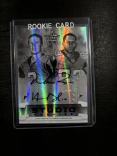 MATT RYAN/HARRY DOUGLAS 2008 Leaf R&S Studio Rookies Combo Autos 03/25 Falcons